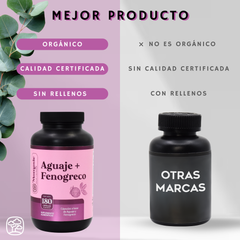 Aguaje y Fenogreco 180 Cápsulas 500 Mg