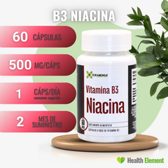 Vitamina B3 Niacina - KUKAMONGA