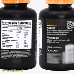 Citrato de Magnesio + potasio 120 Cápsulas Kukamonga