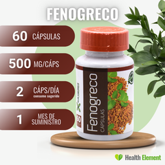 Fenogreco 60 cápsulas - KUKAMONGA