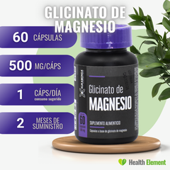 Glicinato de Magnesio 60 Cápsulas Kukamonga