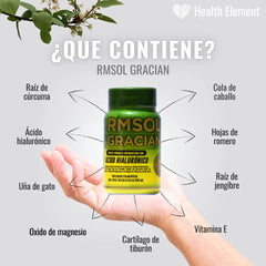 Rmsol Gracian Con Ácido Hialurónico 30 Capletas 850 MG