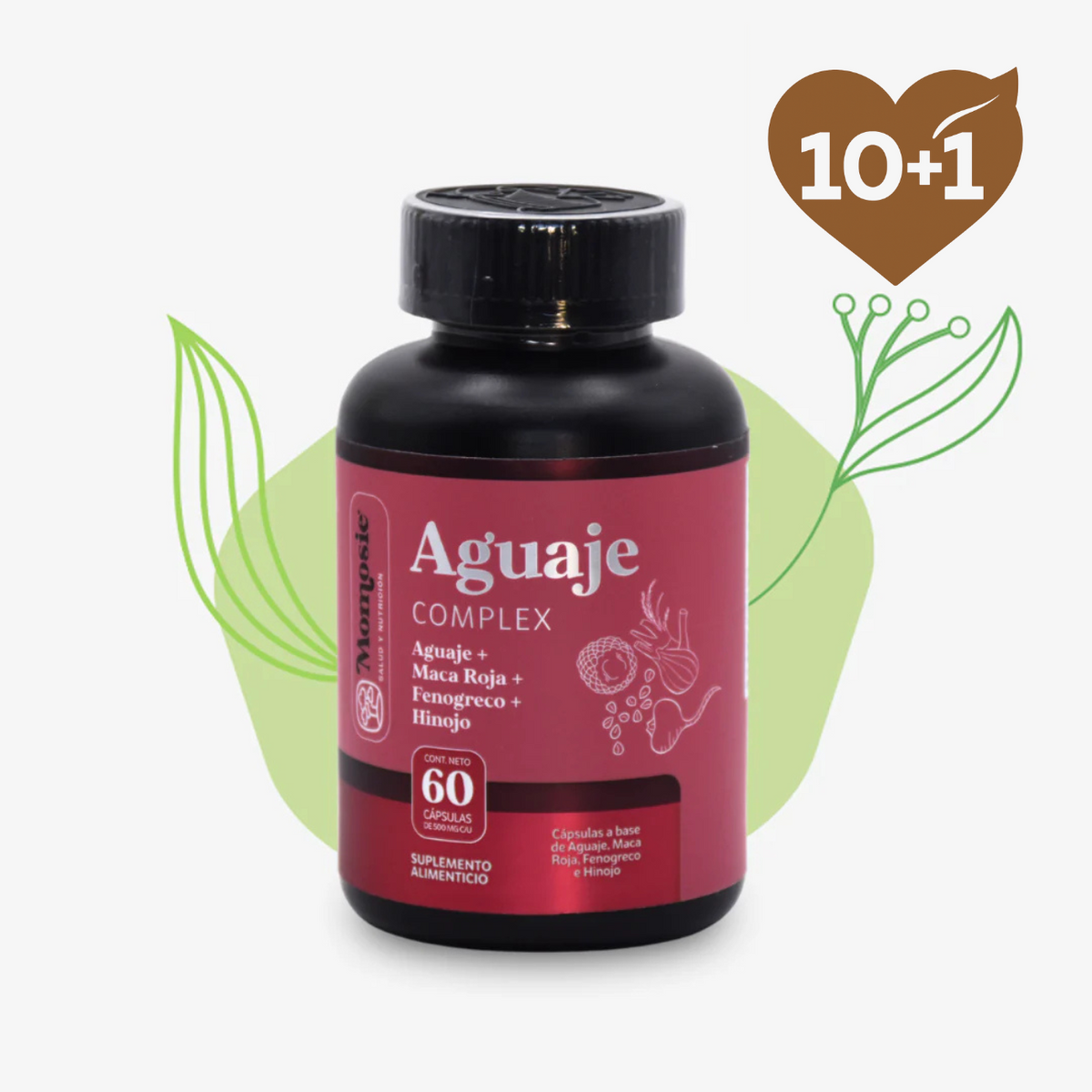 10 + 1 : Aguaje Complex 60 caps - MOMOSIE