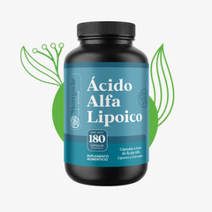 Ácido Alfa Lipóico (ala) 600mg Enriquecido Con Cúrcuma 180 Cápsulas