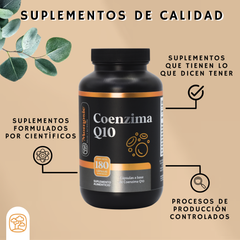 Coenzima Q10 De 180 Cápsulas 500 Mg
