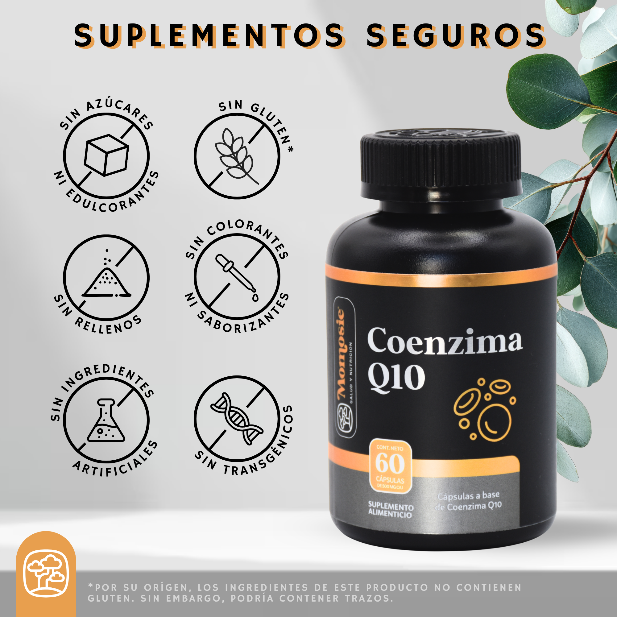 Coenzima Q10 De 60 Cápsulas 500 Mg