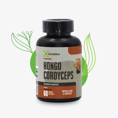 Hongo Cordyceps 60 cápsulas - KUKAMONGA