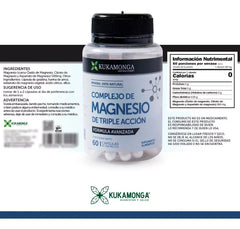 Complejo de Magnesio – 60 capsulas – KUKAMONGA