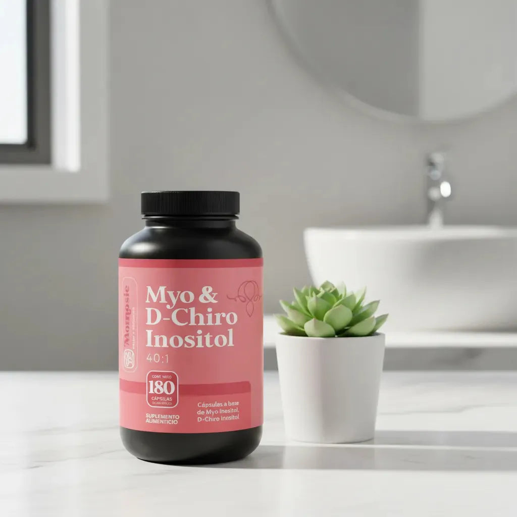 Inositol Capsulas 40:1 | Myo Y D-chiro Inositol Puro | 180 Cápsulas | 2400 Mg Por Porción