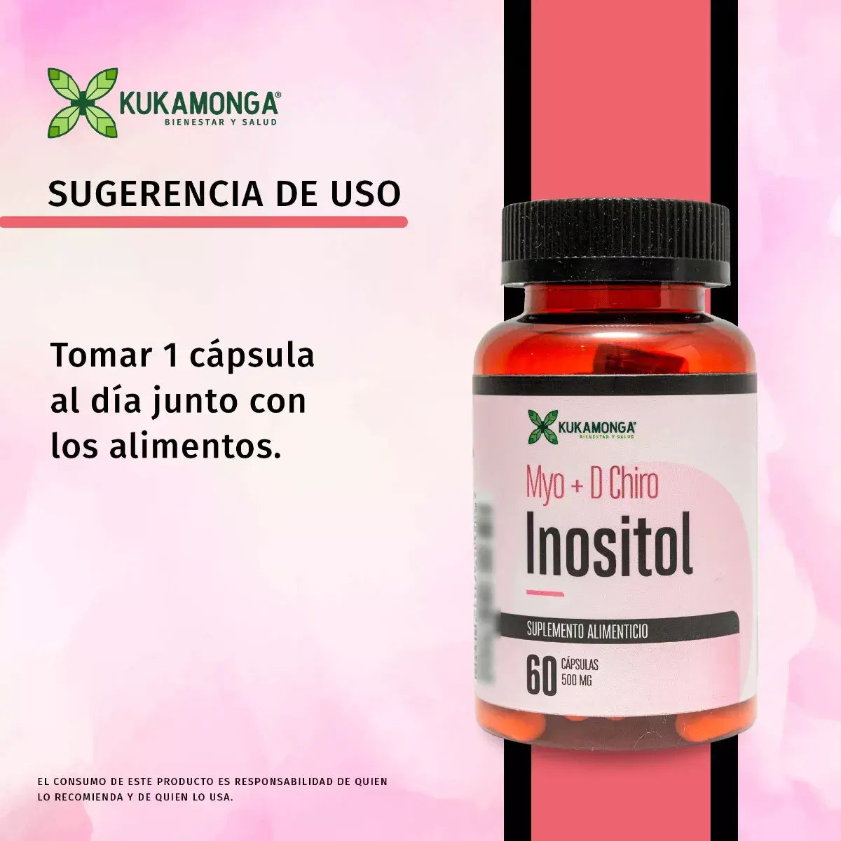 Inositol 60 cápsulas – KUKAMONGA