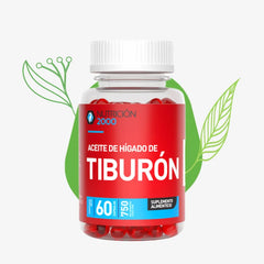 Aceite de Hígado de Tiburón 60 Cápsulas Nutrición 2000