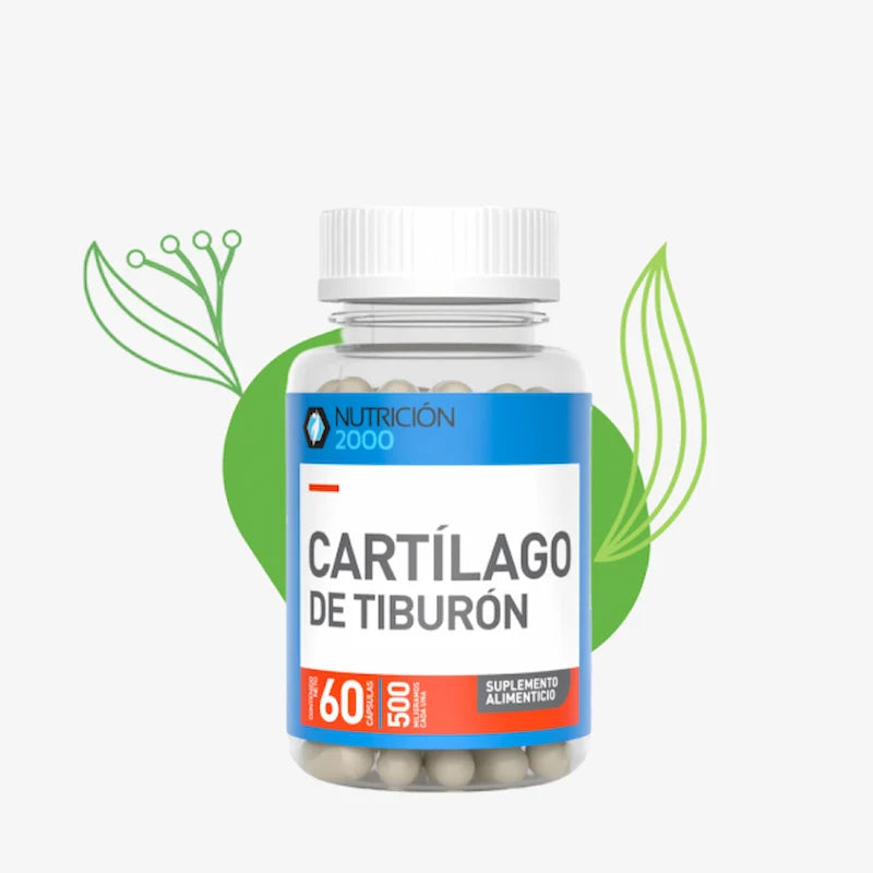 Cartílago de Tiburón Pro 60 Cápsulas 500 mg Nutrición 2000