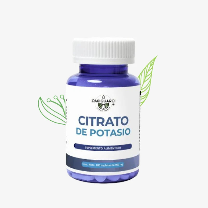 CITRATO DE POTASIO 100 capletas de 900 mg. Pasiguaro®