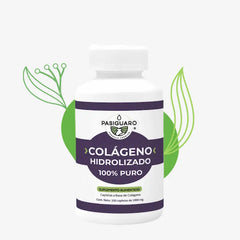 COLÁGENO HIDROLIZADO 100% PURO 100 capletas de 1000 mg. Pasiguaro®