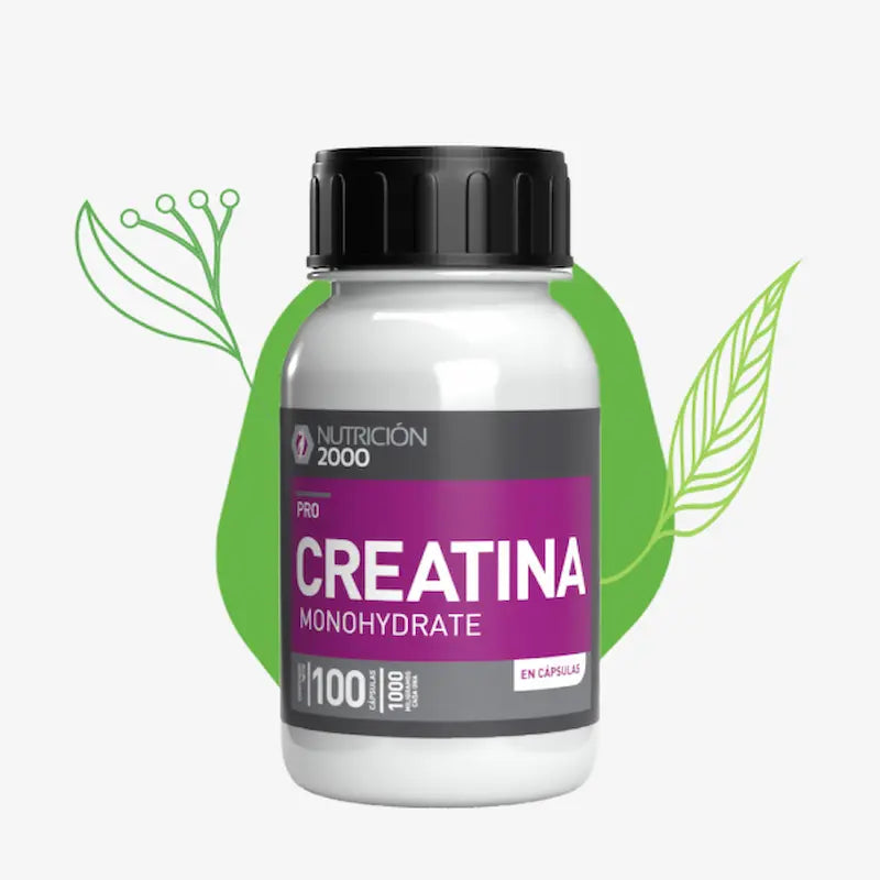 Creatina Monohydrate 100 Cápsulas Nutrición 2000