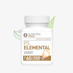 PS Elemental 60 Cápsulas 500 mg Nutrición 2000