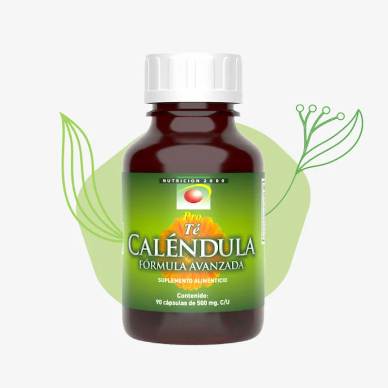 Caléndula Pro Té 90 Cápsulas 500 mg Nutrición 2000