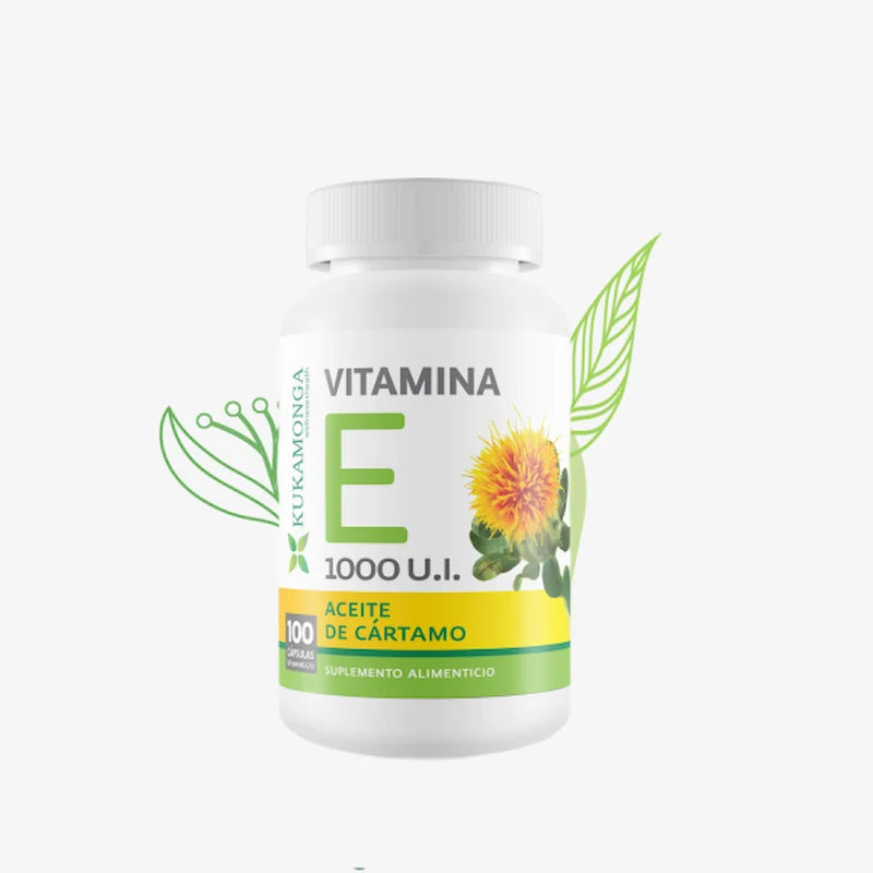 Vitamina E 1000 U.I. 100 Cápsulas Kukamonga