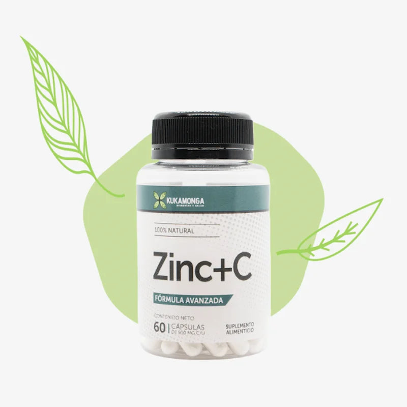 Kuka Zinc + Vitamina C 60 Cápsulas Kukamonga