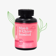 Inositol Capsulas 40:1 | Myo Y D-chiro Inositol Puro | 60 Cápsulas | 2400 Mg Por Porción