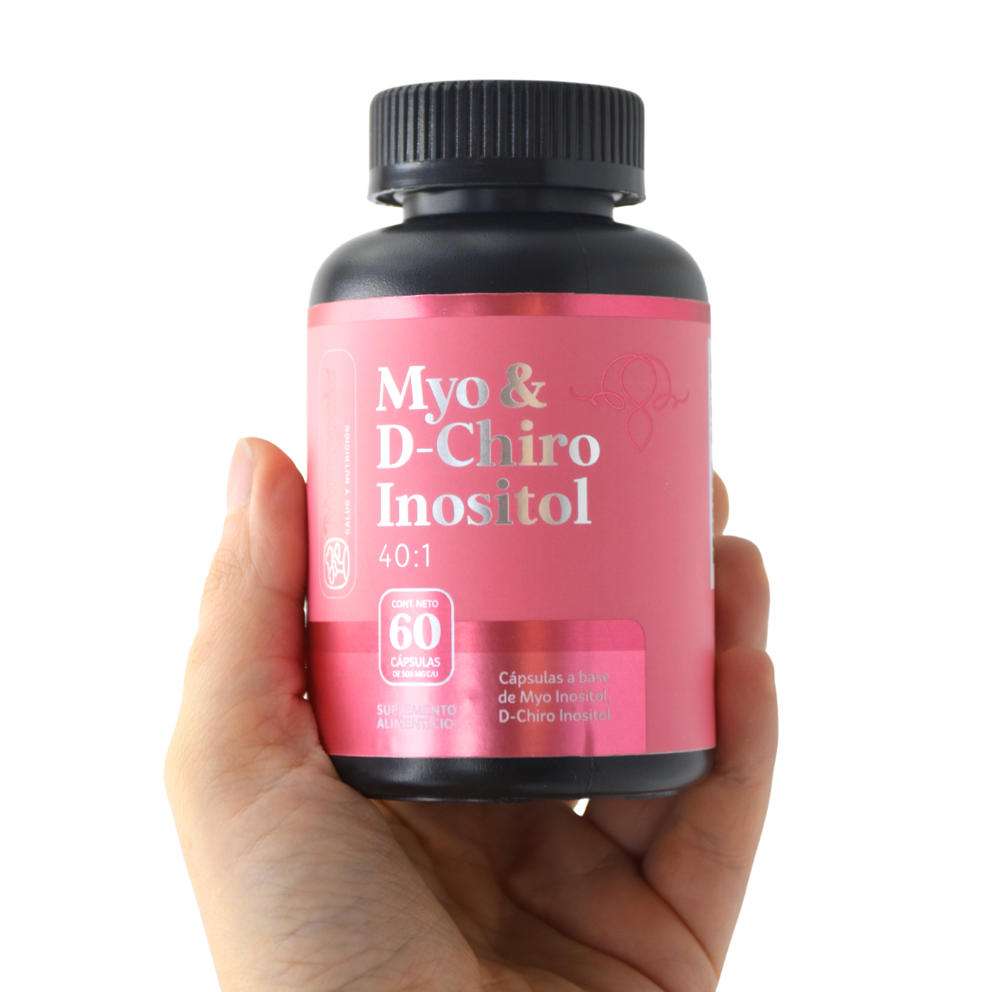 Inositol Capsulas 40:1 | Myo Y D-chiro Inositol Puro | 60 Cápsulas | 2400 Mg Por Porción