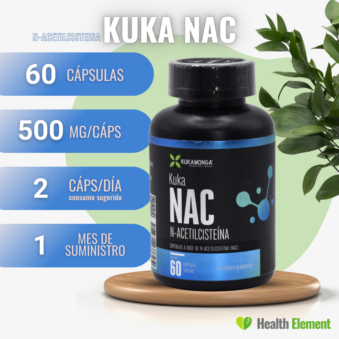 Kuka NAC N-Acetilcisteína 60 cápsulas