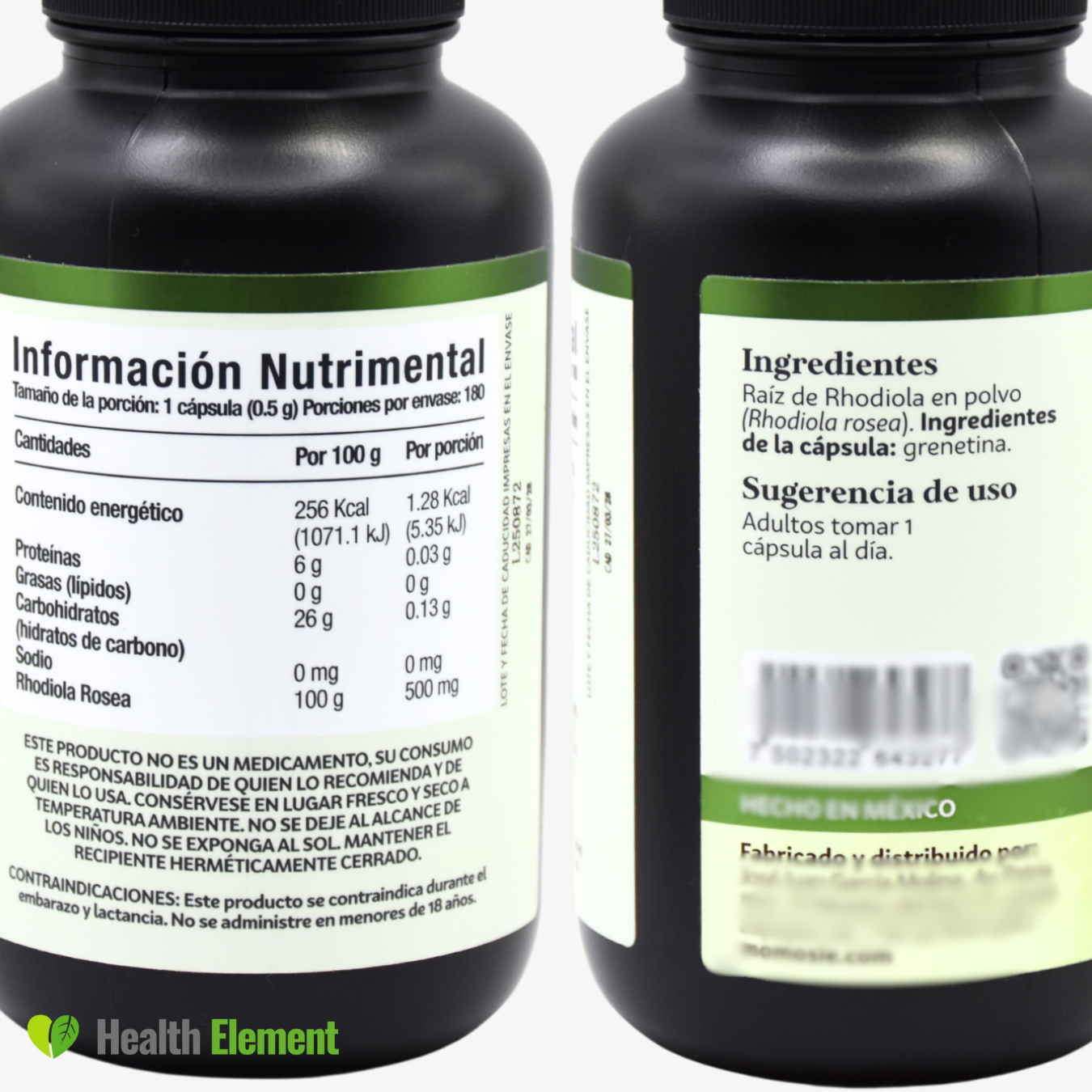 Rhodiola Rosea Premium Pura 180 Cápsulas De 500 Mg Dura 2 Meses | Momosie