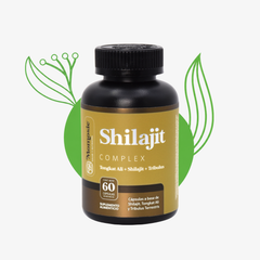 Shilajit Complex + Tribulus Terrestis + Tongkat Ali | Shilajit 100% Puro 60 Cápsulas
