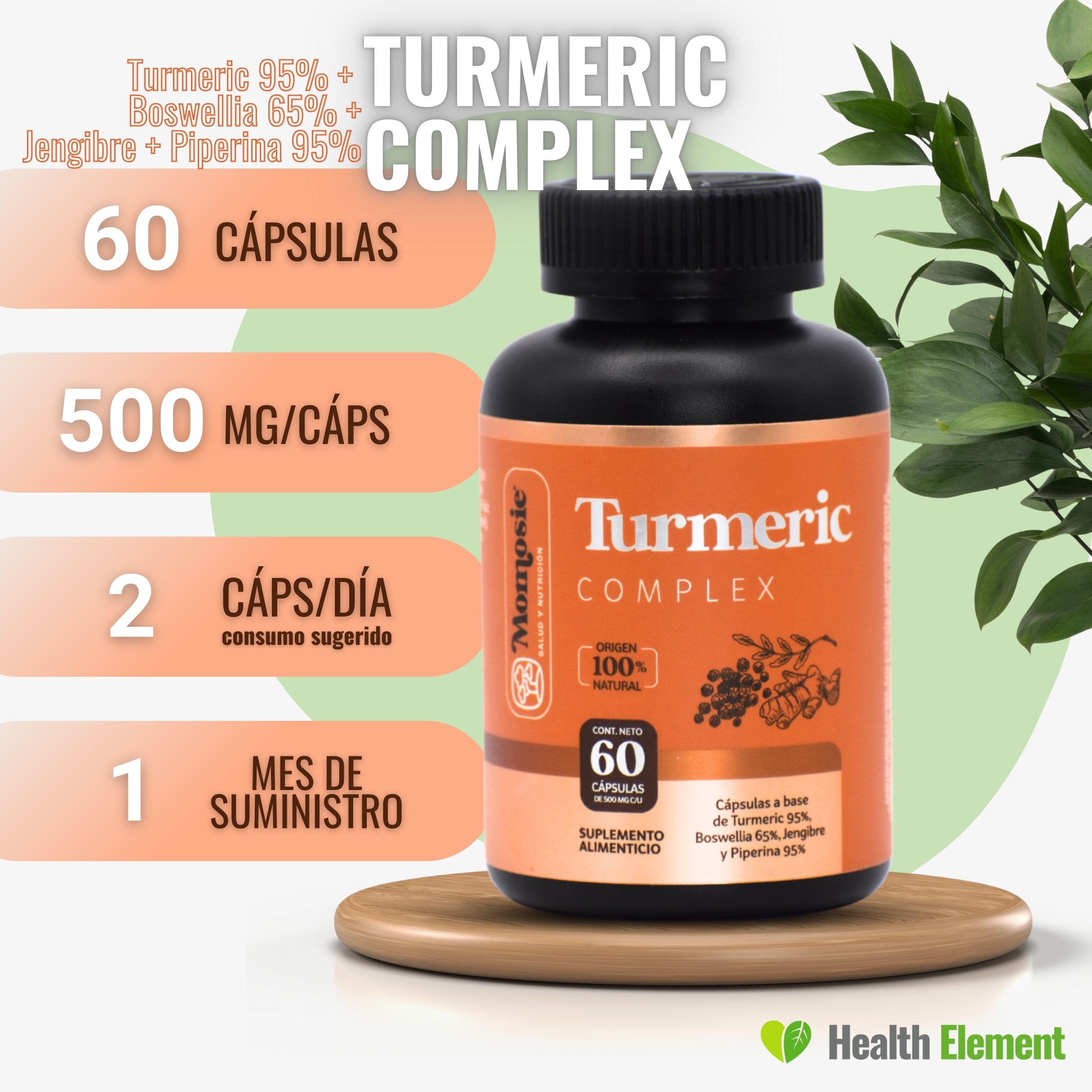 Turmeric complex 60 Capsulas – MOMOSIE