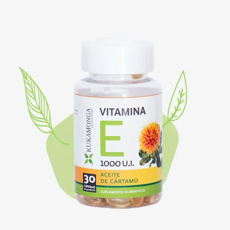 Vitamina E 1000 U.I. 30 Cápsulas Kukamonga