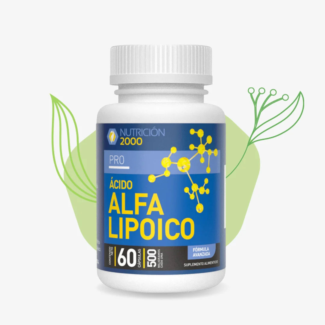 Acido Alfa Lipoico - 60 capsulas - NUTRICION 2000