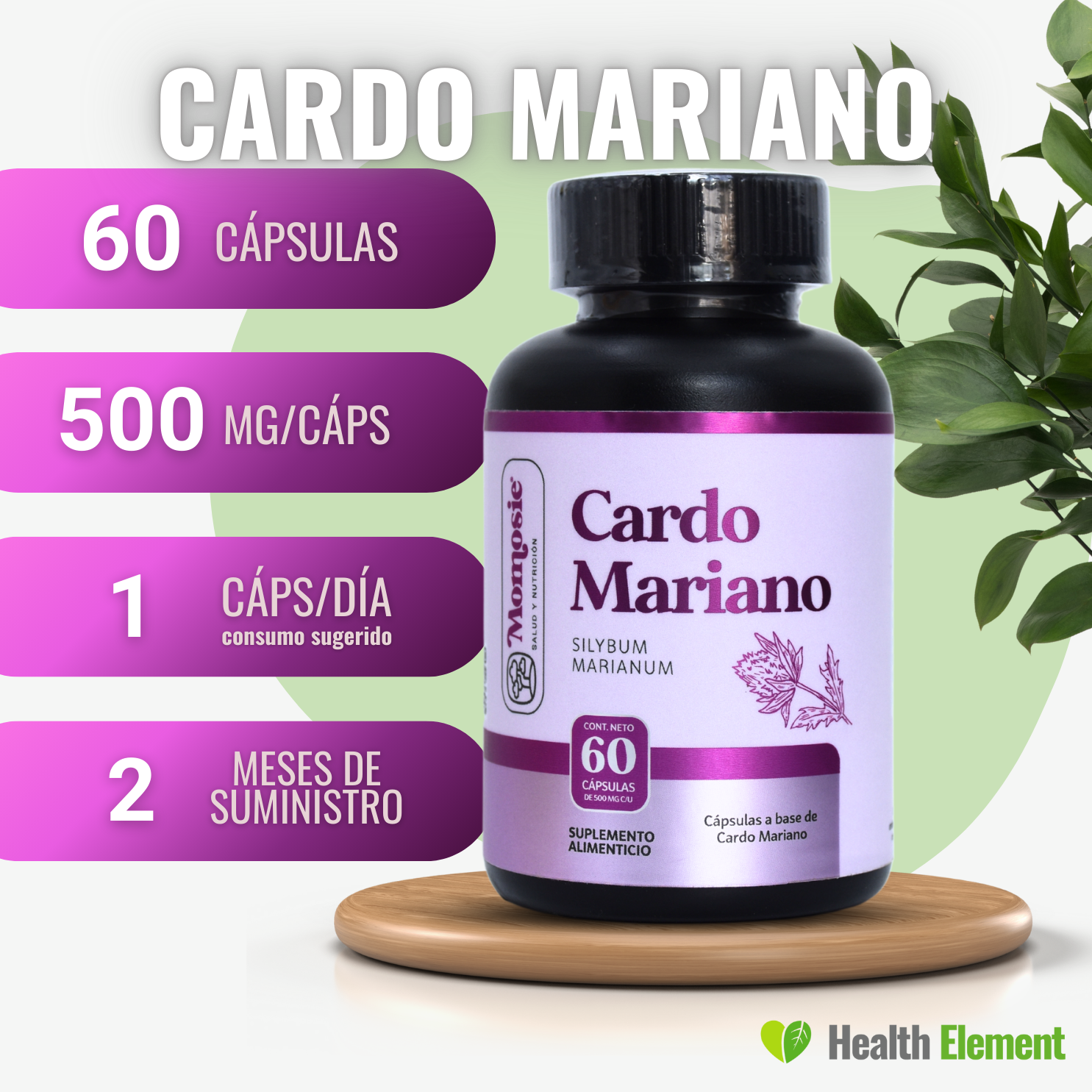 Cardo mariano  60 cápsulas