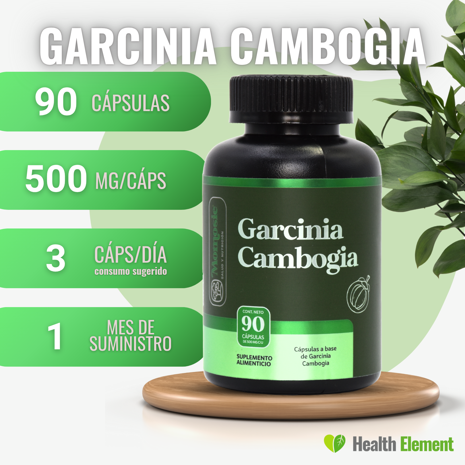 Garcinia Cambogia | Momosie Termogénicos | 90 Cápsulas