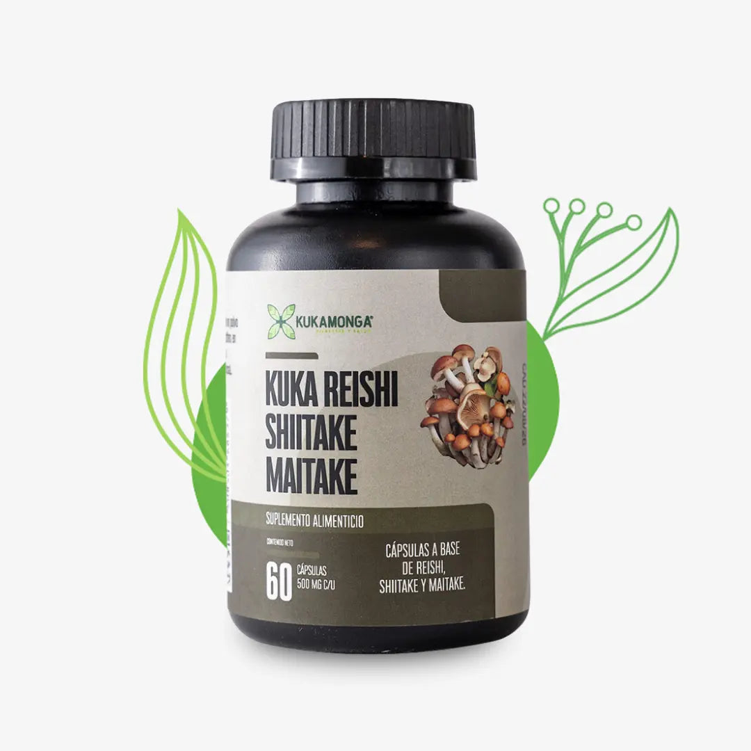 Kuka Reishi Shiitake Maitake 60 cápsulas