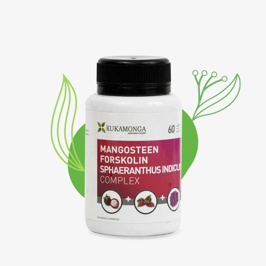 Mangosteen + Forskolin Complex 60 Cápsulas - KUKAMONGA