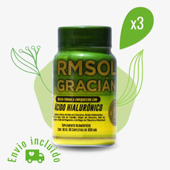 Rmsol Gracian Con Ácido Hialurónico Paquete 3 Piezas Con Envio incluido