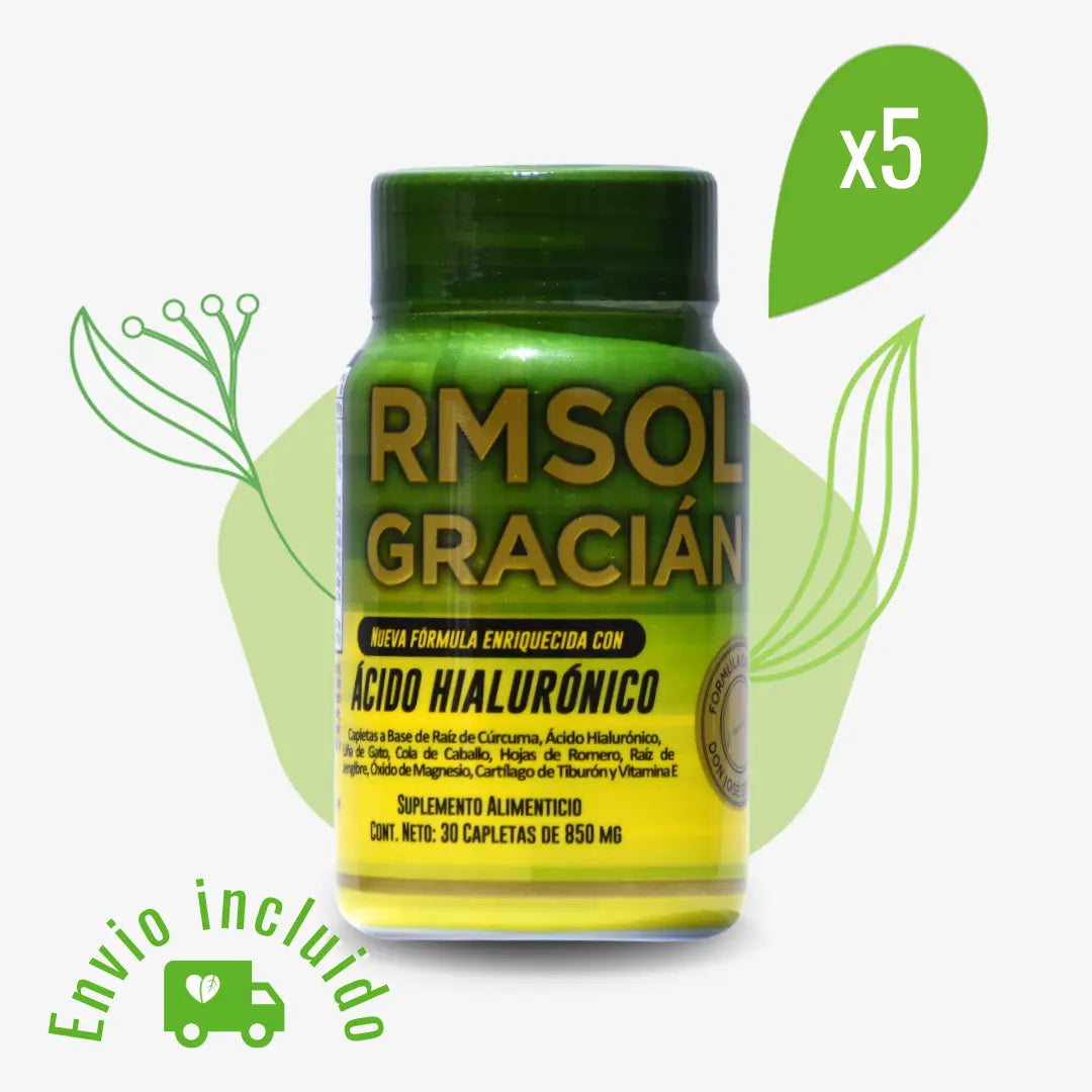 Rmsol Gracian Con Ácido Hialurónico 5 Piezas Con Envio incluido