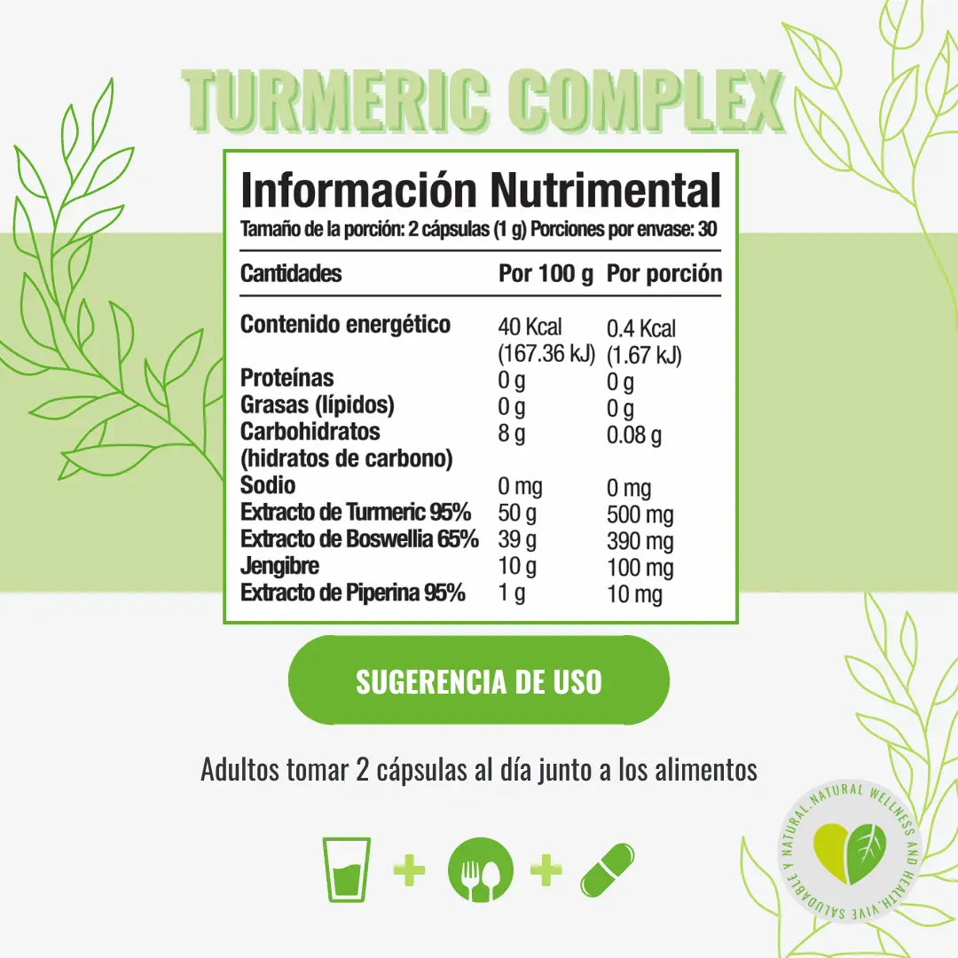 Turmeric complex 60 Capsulas – MOMOSIE