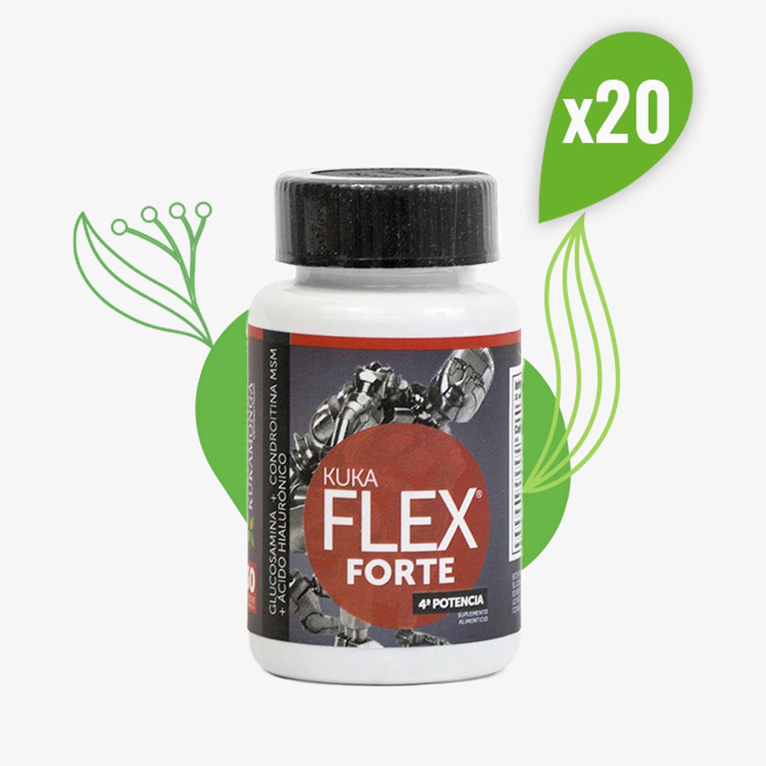 KukaFlex Forte – 20 piezas