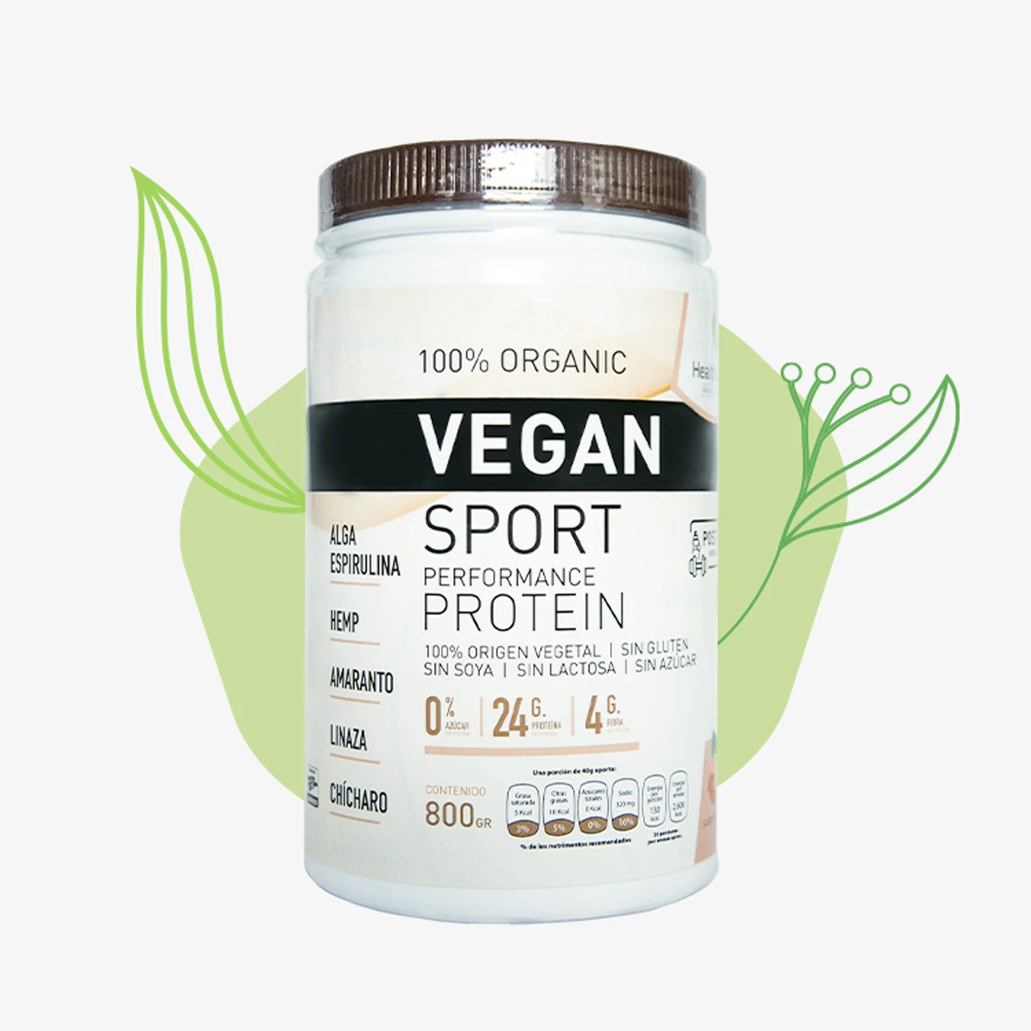 Proteína vegana – VEGAN SPORT NUEZ 800g