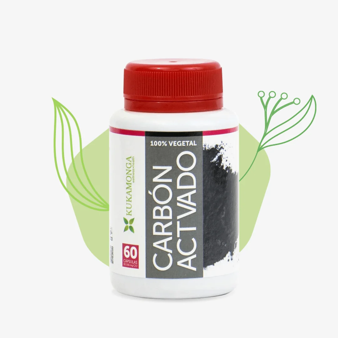 Carbon activado KUKAMONGA – 60 cápsulas