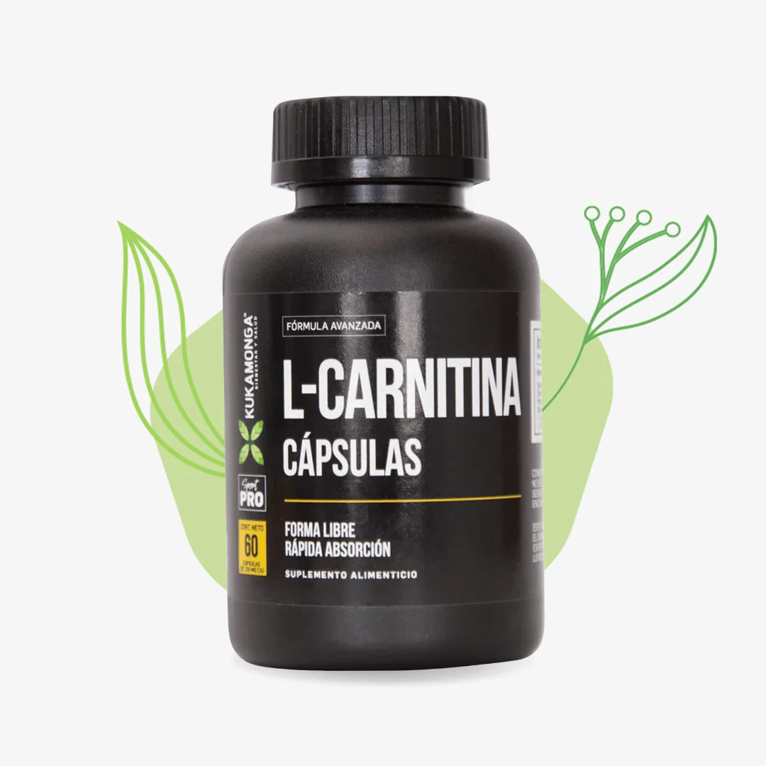 L-Carnitina – 60 Cápsulas 750 Mg – KUKAMONGA