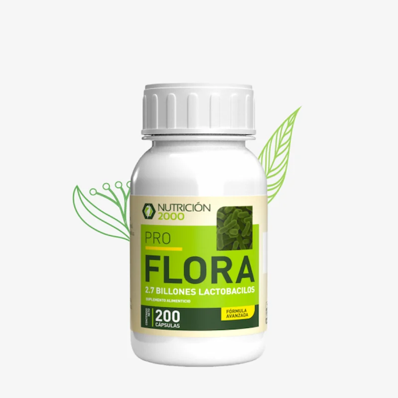 Pro Flora 200 Cápsulas Lactobacilos Nutrición 2000