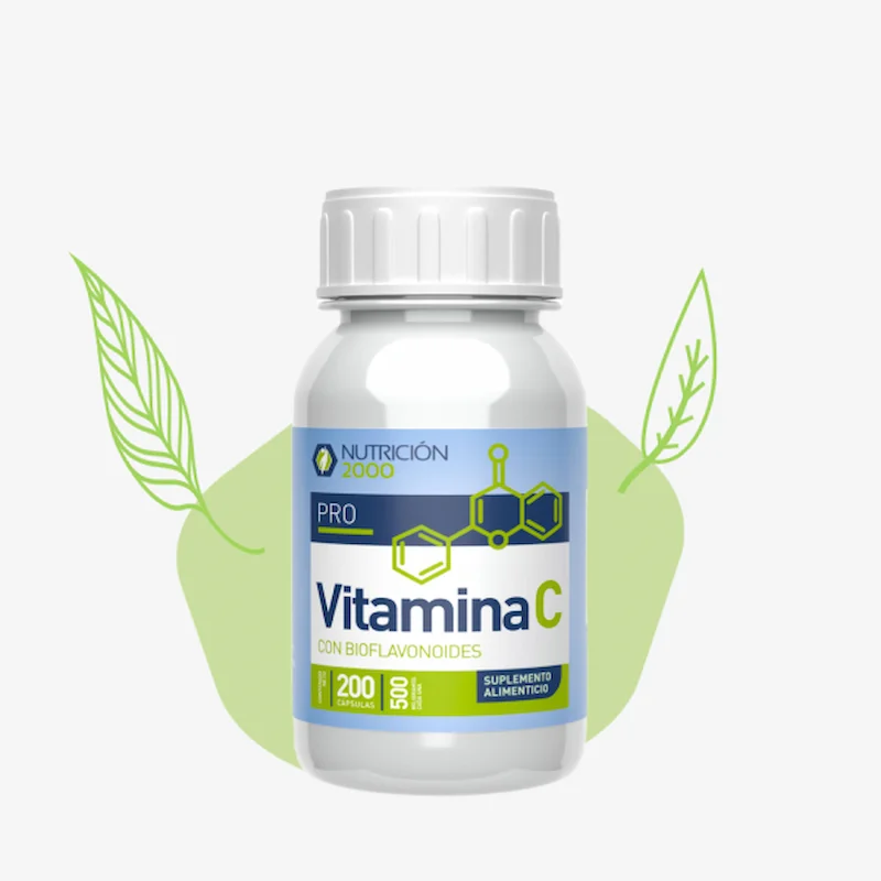 Vitamina C Pro 200 Cápsulas 500 mg Nutrición 2000