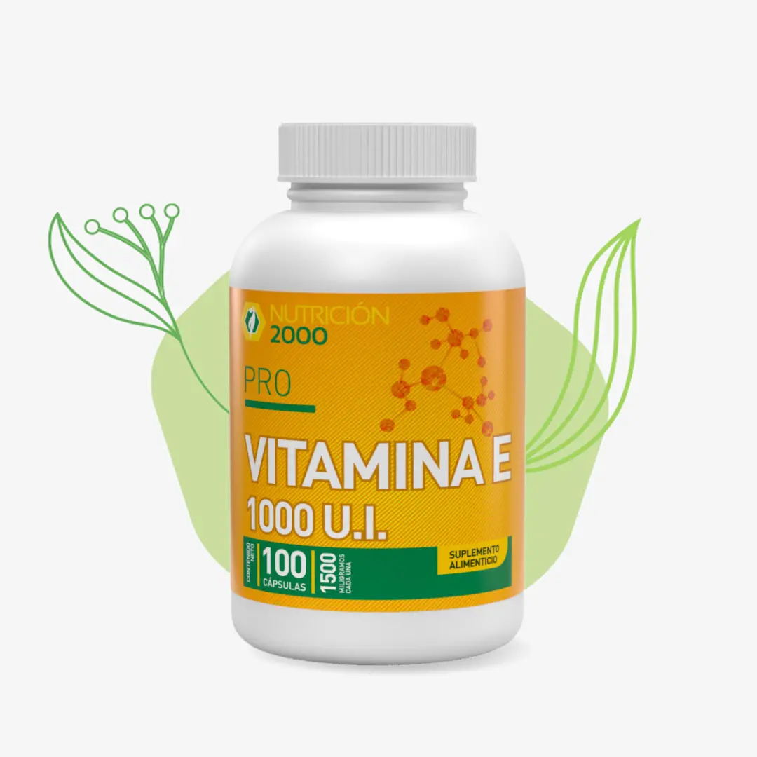 Vitamina E 1000 u.i. 100 Cápsulas 1500 mg Nutrición 2000